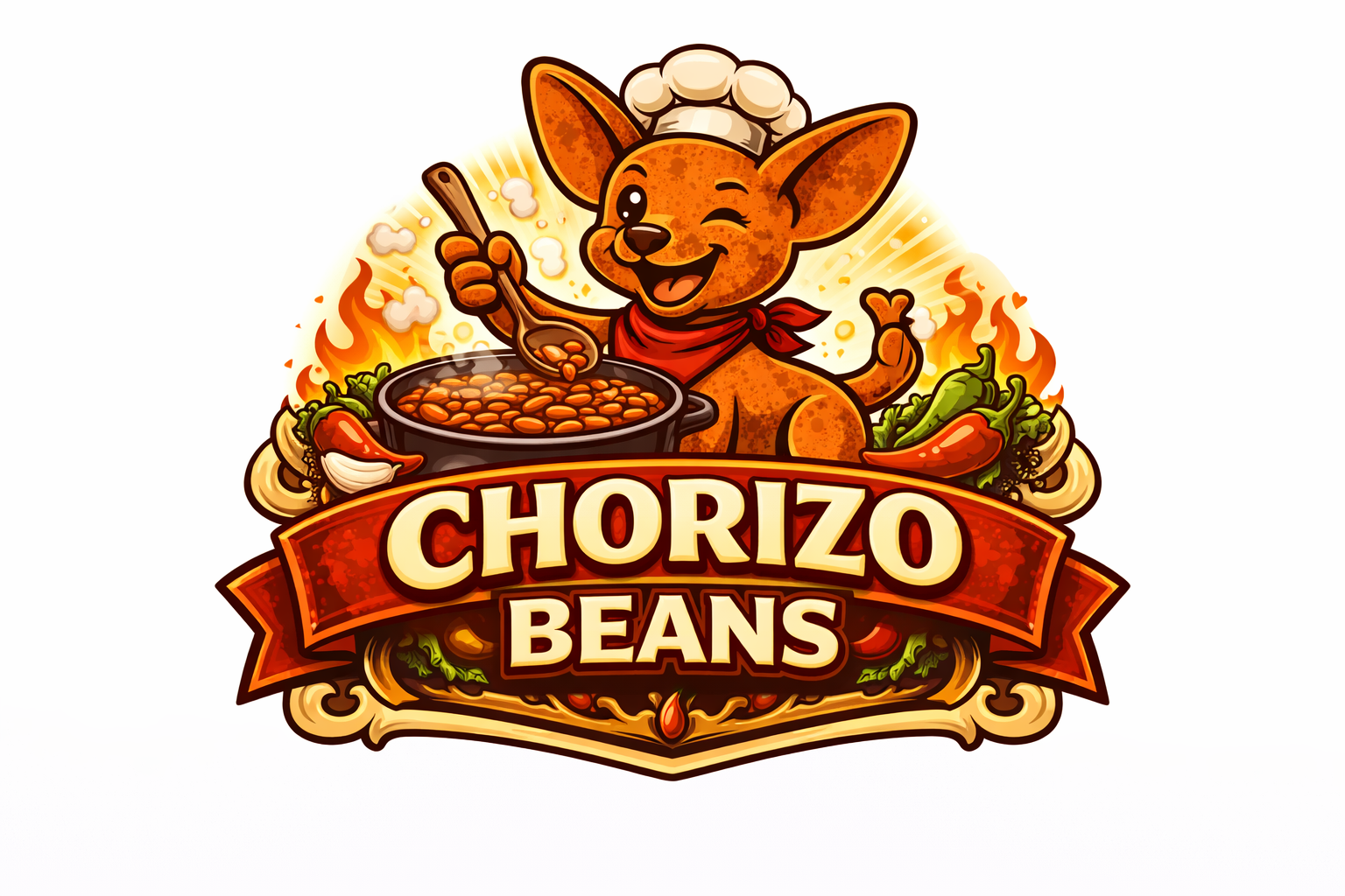 Beans Chorizo Label